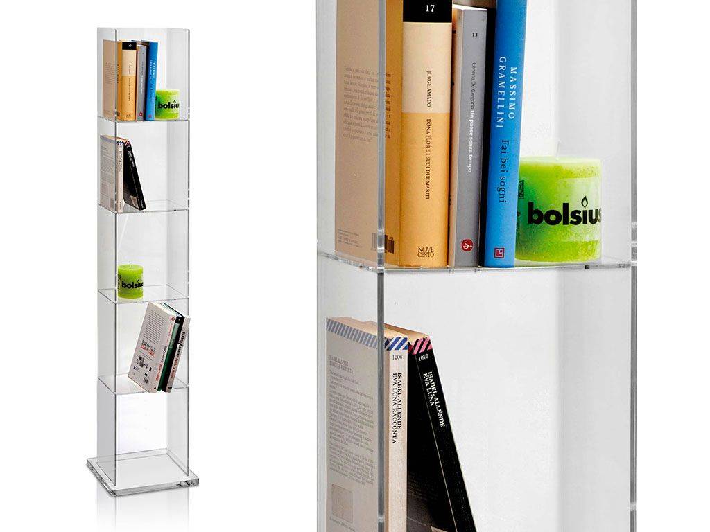 Libreria da terra in plexiglass - Book Tower