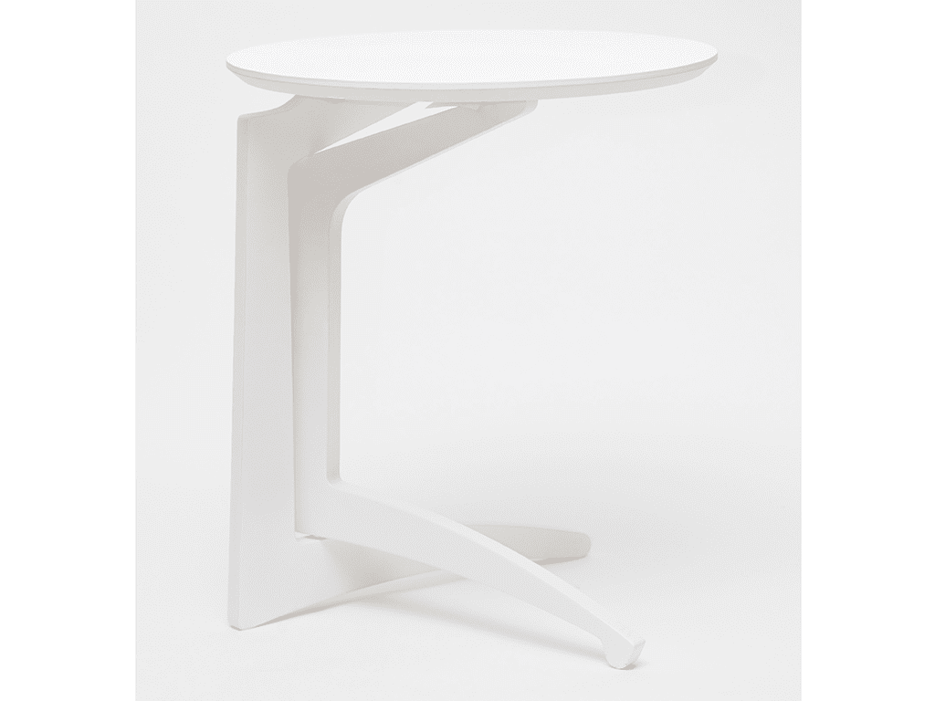 Aktive Table Basse Pliante 60x40x40 cm Blanc
