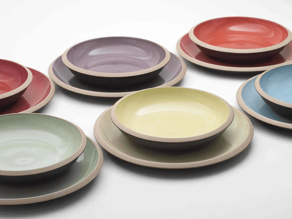 Piatti ceramica colorati Giotto