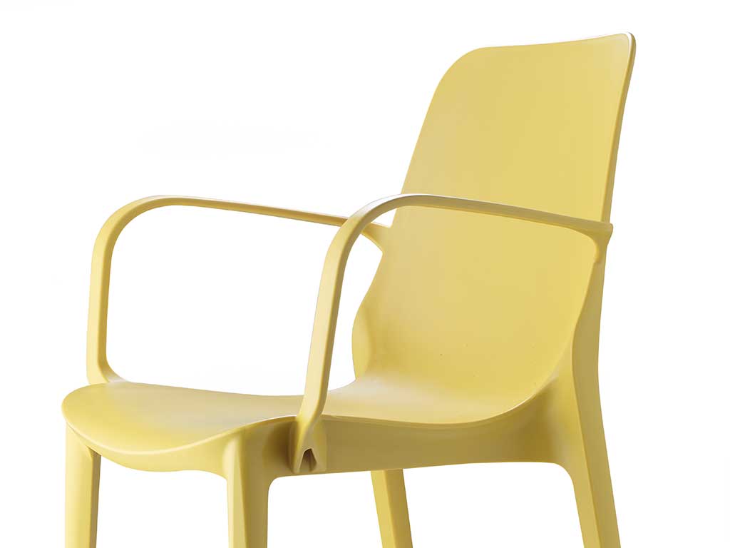 Sedia di Design in plastica - Giallo