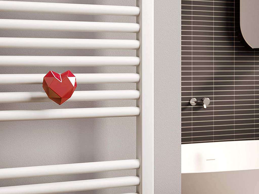 Attaccapanni bagno - Cuore