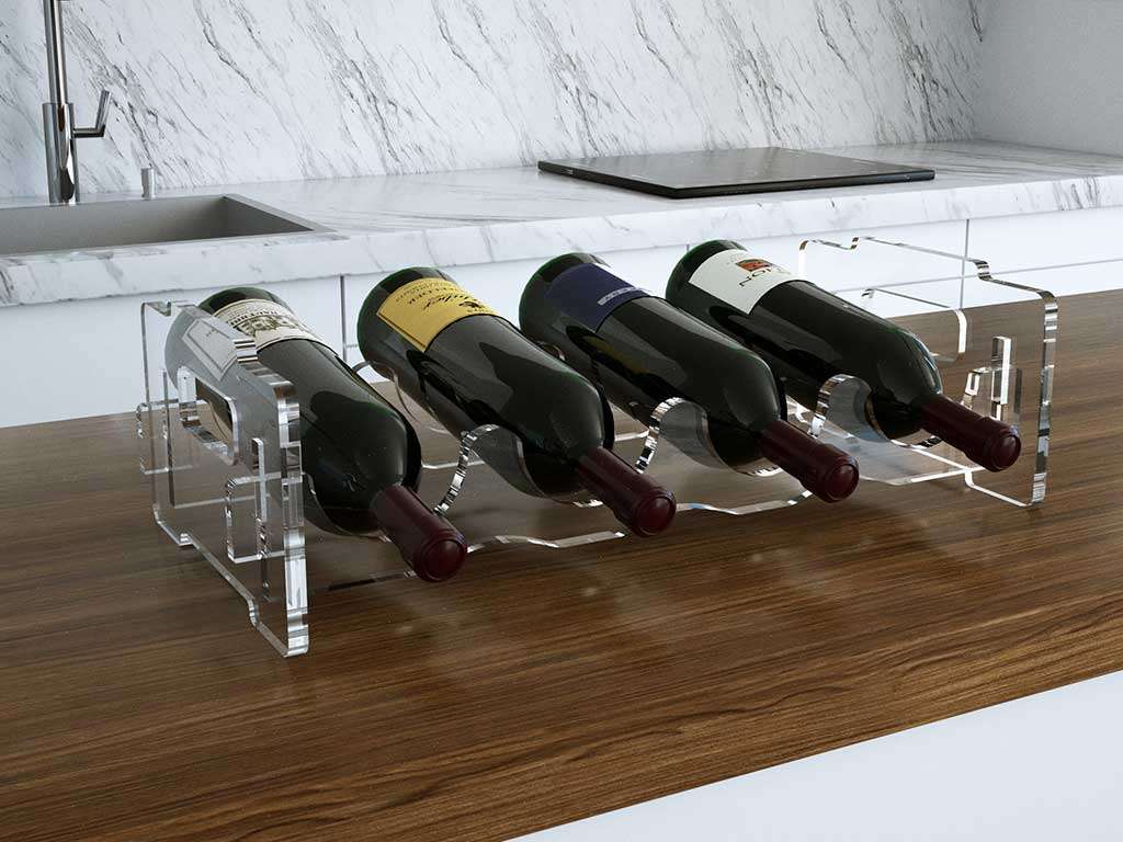 Portabottiglie Terra per Vino in Plastica Design Elegante