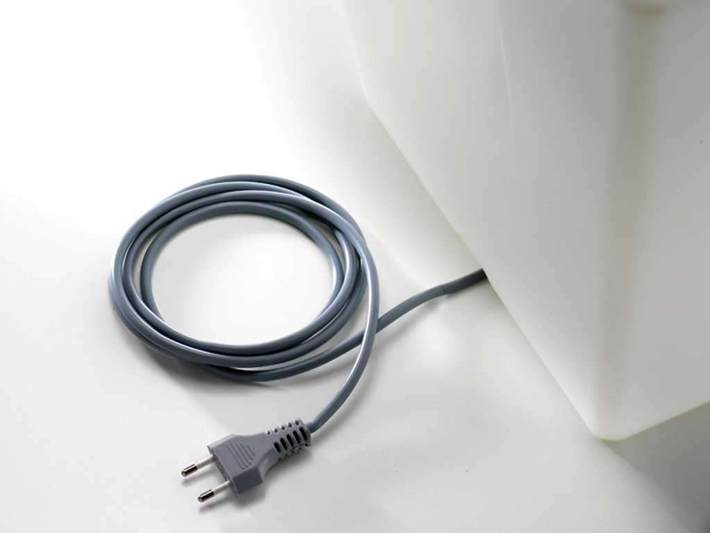 Beleuchteter runder Blumentopf Schio cono outdoor