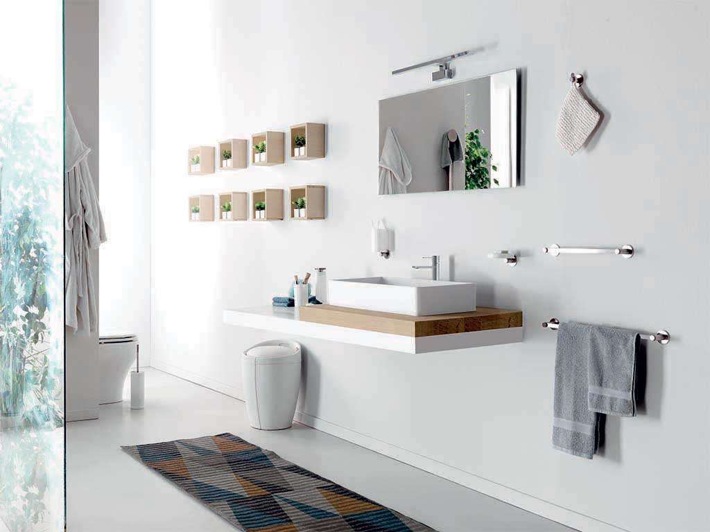 Asta per asciugamani da bagno da fissare a parete arredamento casa design
