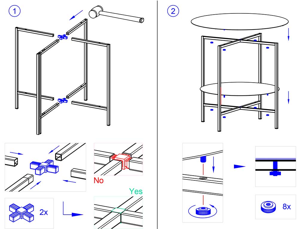 Scaffale angolare - Corner 3