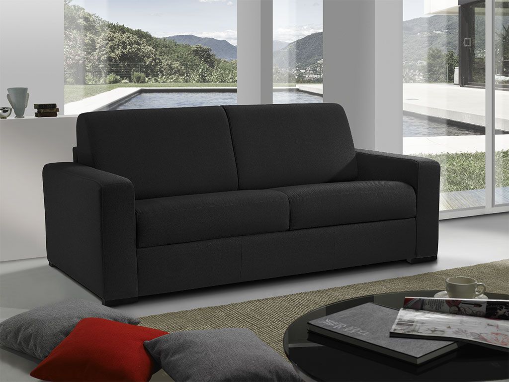 Sofa Bed 3 Seats Modern Fabric